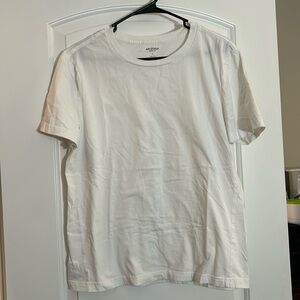 Arizona ultra soft stretch white tee large